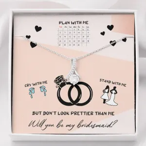 Bridesmaid Gift Jewelry Necklace Gift  - Bridesmaid Proposal