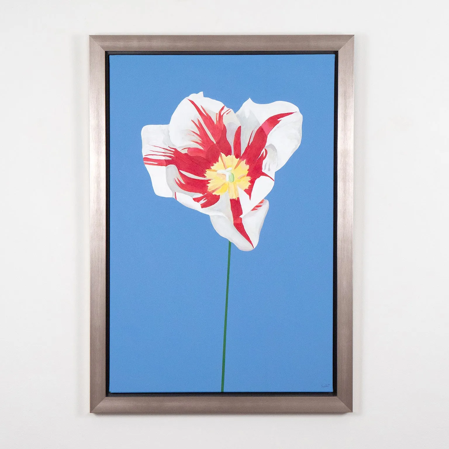 CHARLES PACHTER "GRAND TULIP" ACRYLIC ON CANVAS, 2020
