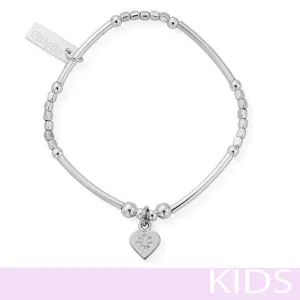 ChloBo Kids Mini Noodle Cube Flower Heart Bracelet