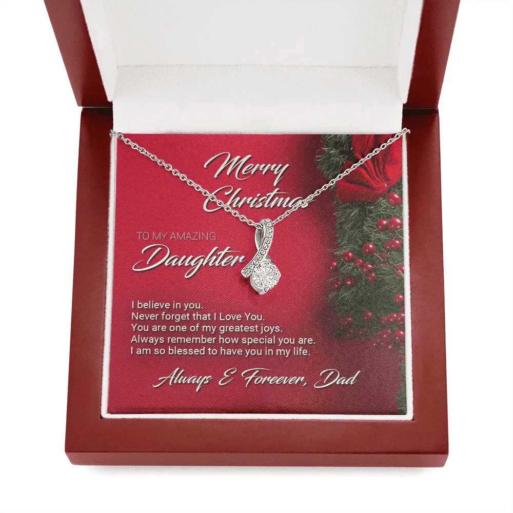 Christmas Gift For Daughter From Dad Necklace
