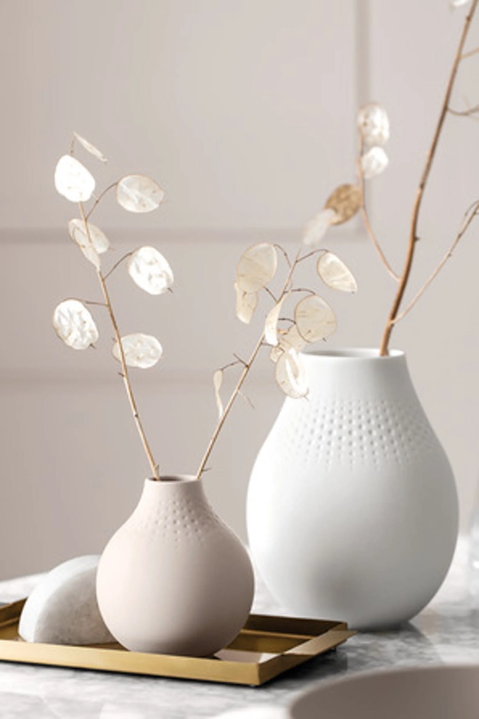 Collier Blanc Vase Perle Tall VB1016815513