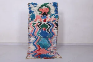 Colorful Moroccan Berber Rug - 2.3 X 5.6 Feet