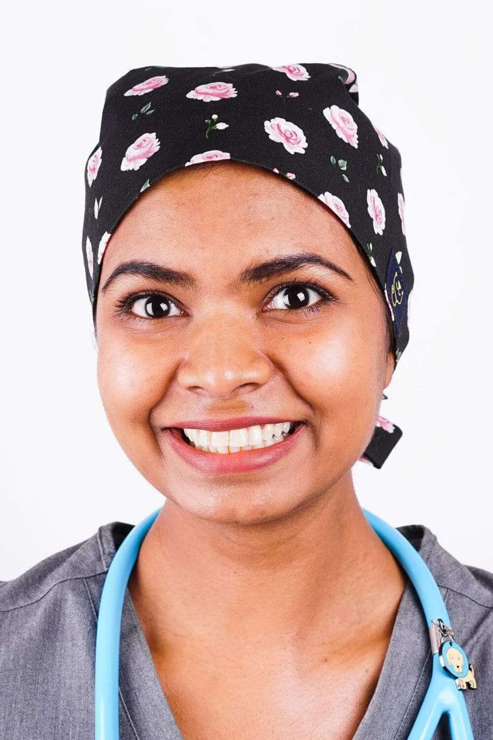 Coming Up Roses Scrub Cap
