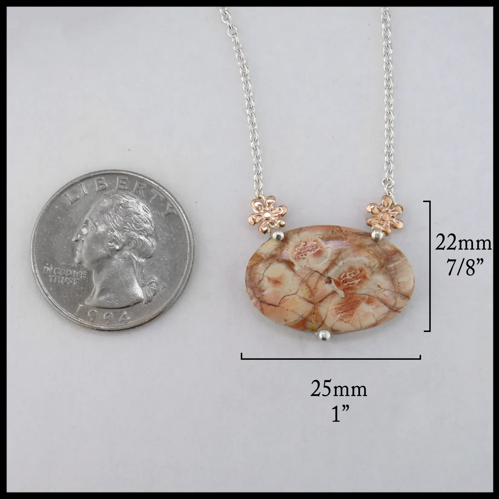 Crazy Lace Agate Pendant