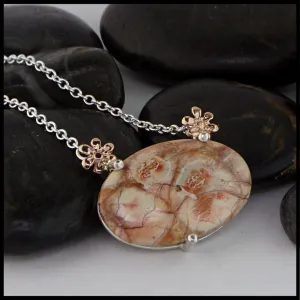 Crazy Lace Agate Pendant