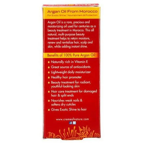 Creme Of Nature 100% Pure Argan Oil 29ml