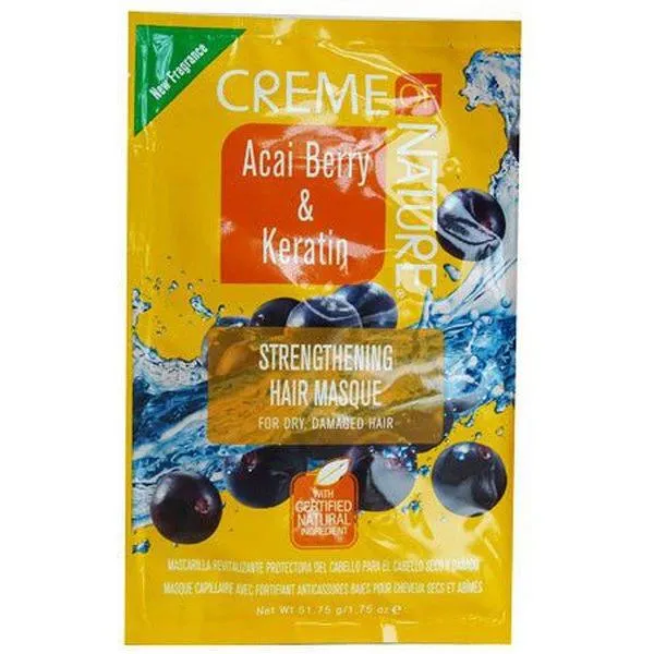 Creme of Nature Acai Berry&Keratin Strengthening Hair Masque 51,75g