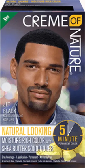 Creme of Nature Men's Color Jet Black
