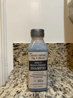 Crème of Nature Clay & Charcoal Soften & Moisture Replenish Shampoo