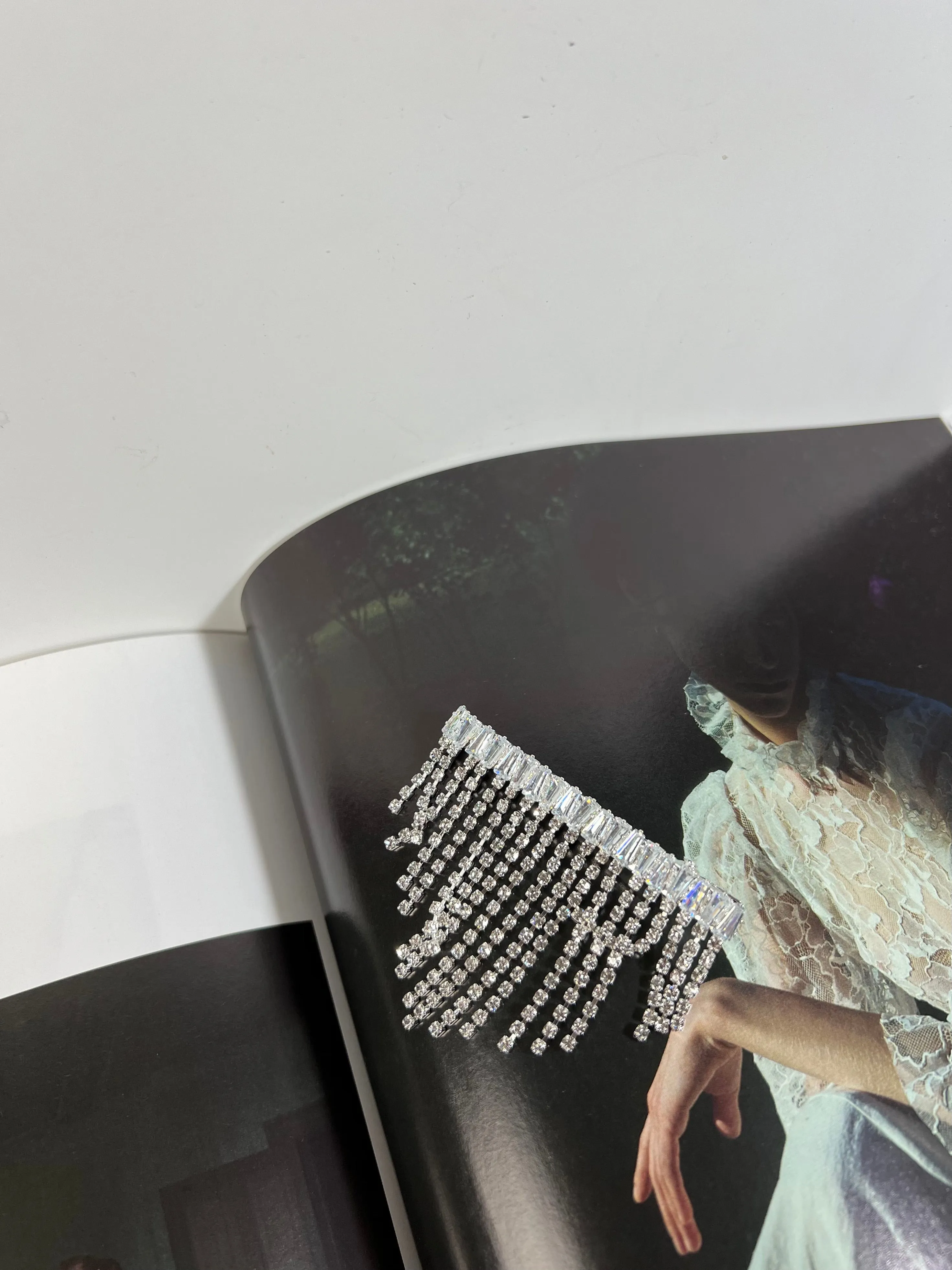 Crystals Fringe Hair Clip Barrette