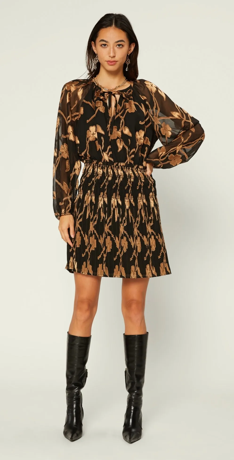 Current Air Jacquard Mini Dress