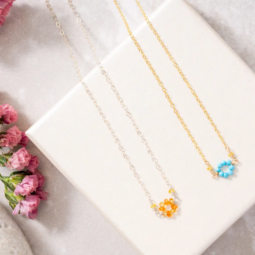 Dainty Flower Necklace