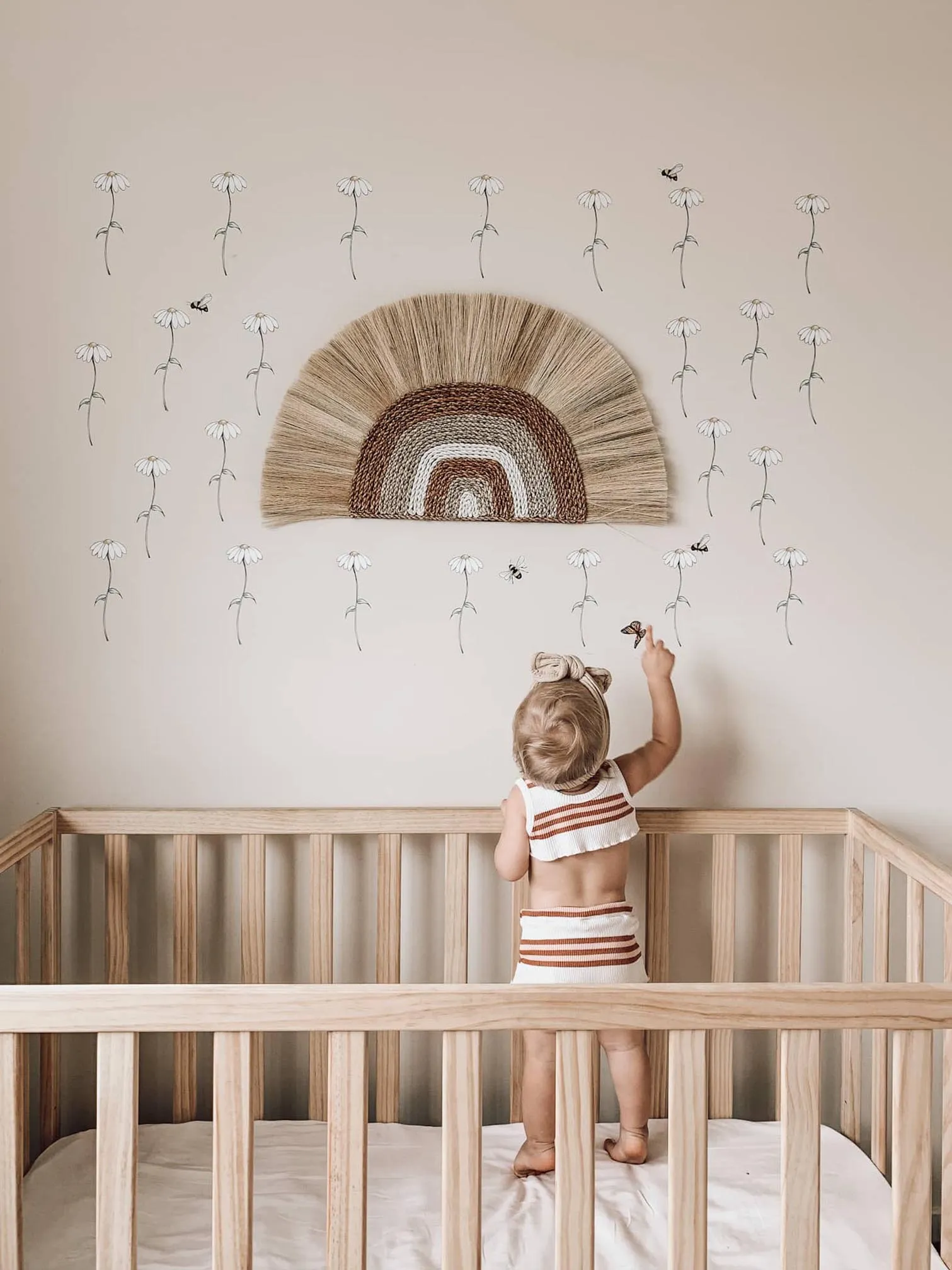 Daisy's Australian Design Hand Painted Peel & Stick, Removable Wall Decal. Nursery, Kids Playroom, Kids Teens Bedroom