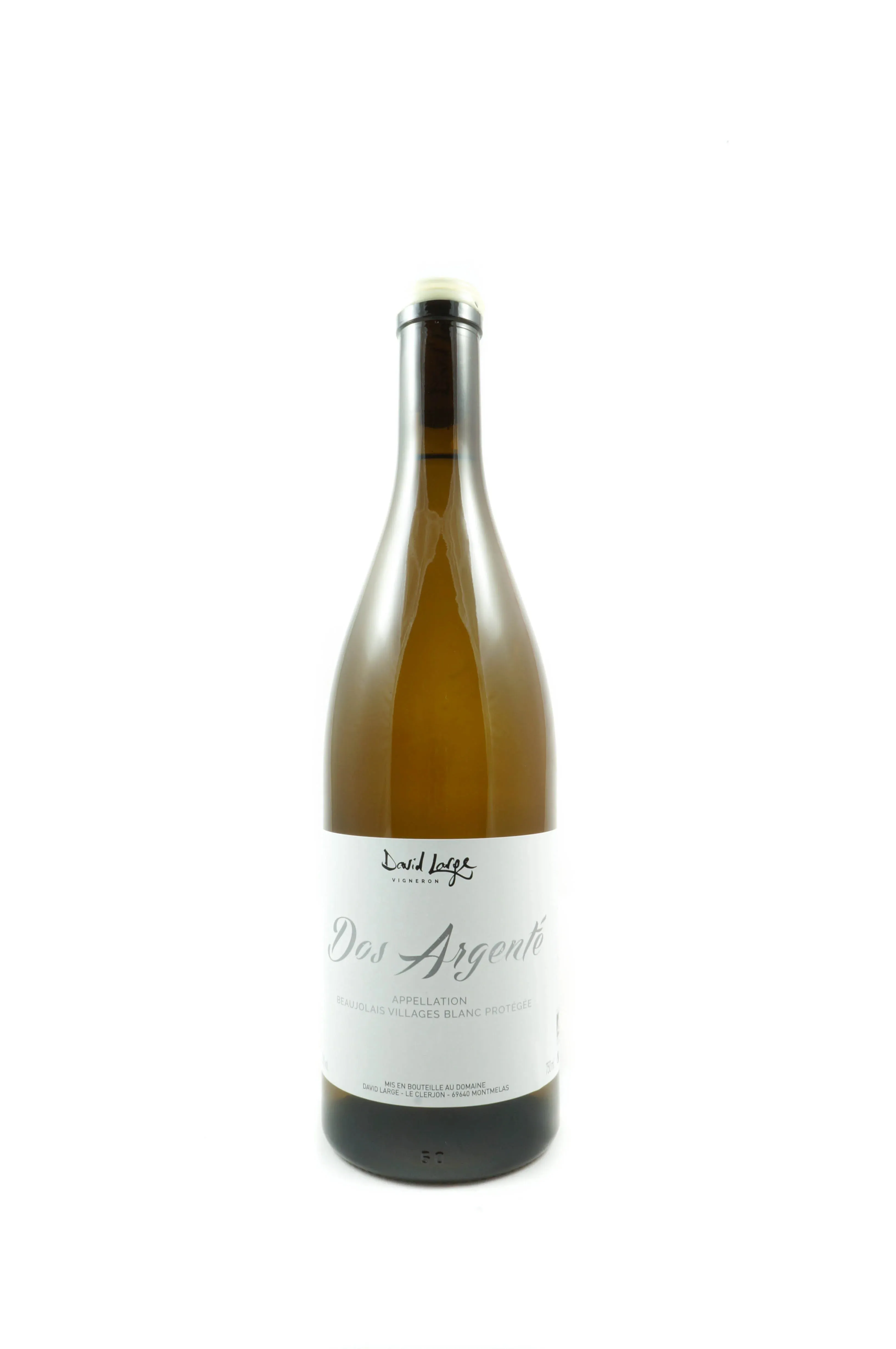 David Large Beaujolais Village Dos Argenté Blanc 2018