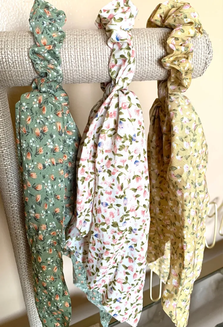 Ditsy Hair Scarf 3 Set