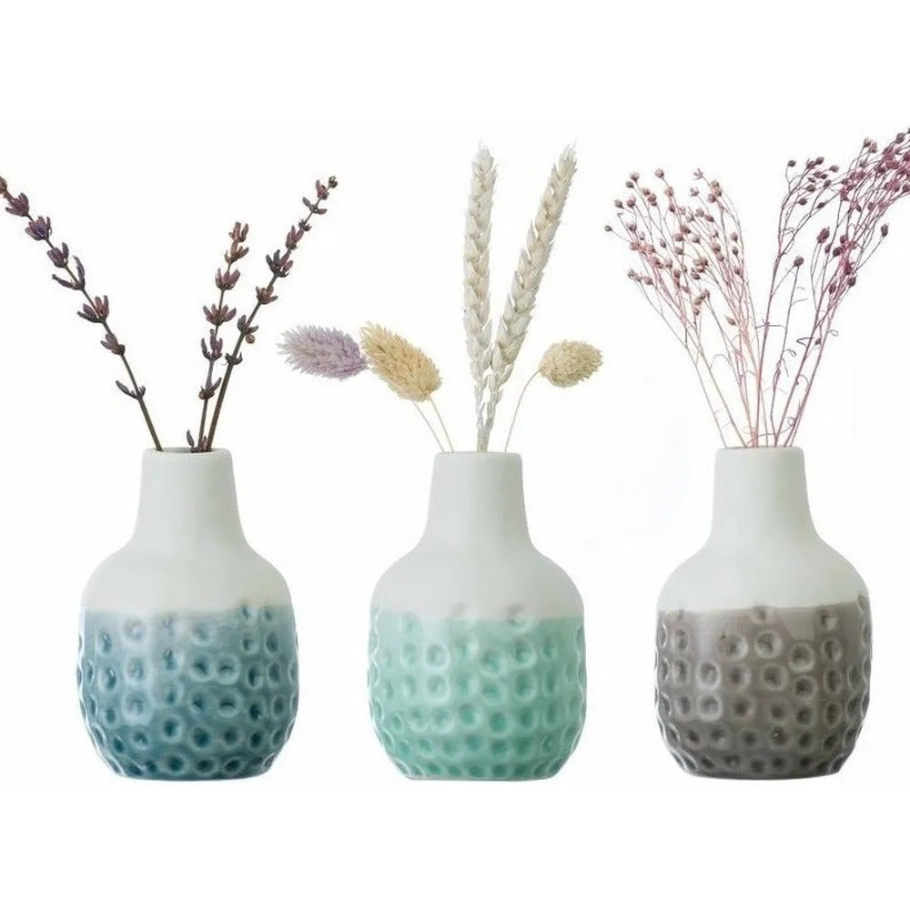 Dotty Mini Vase Trio
