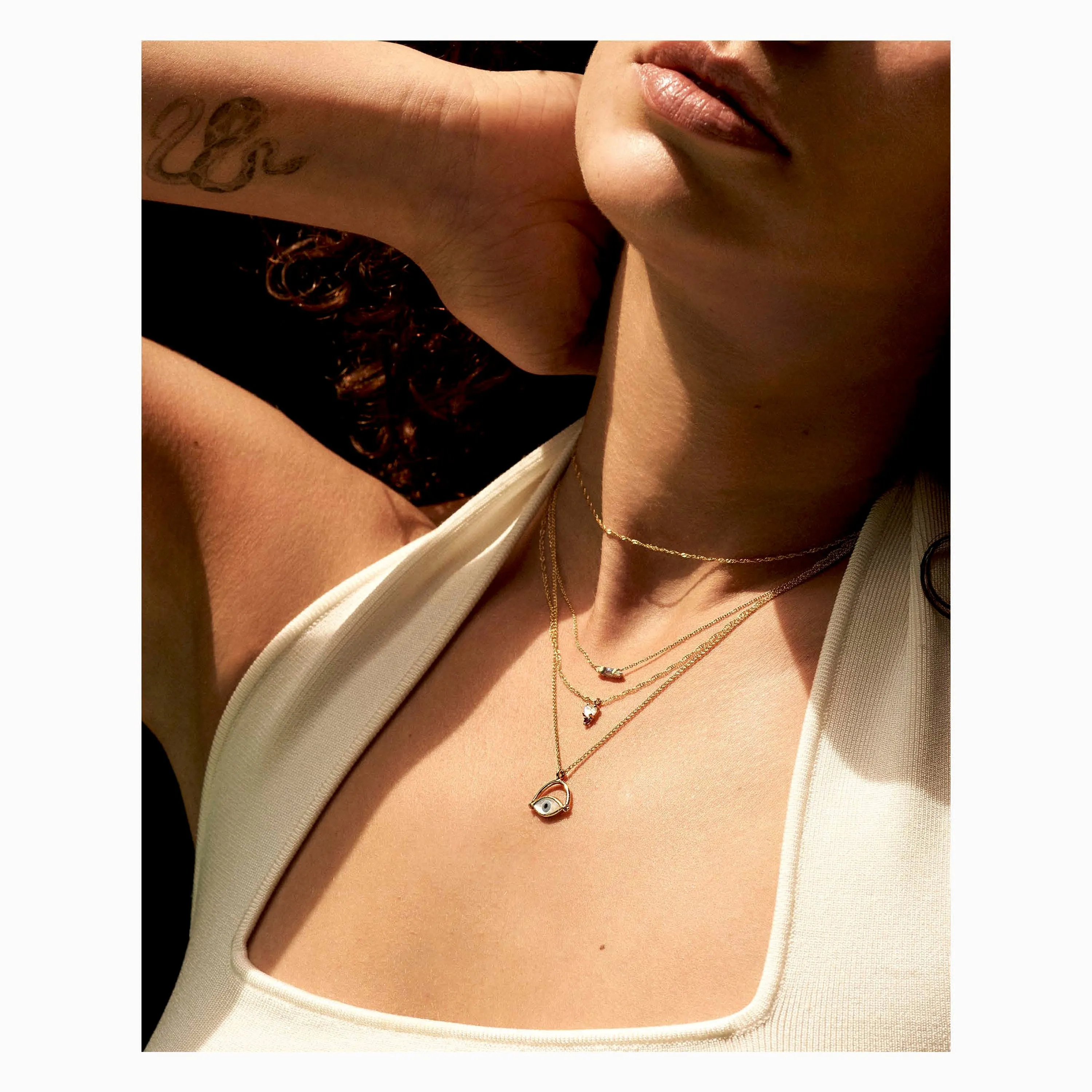 Duo Moonstone Necklace