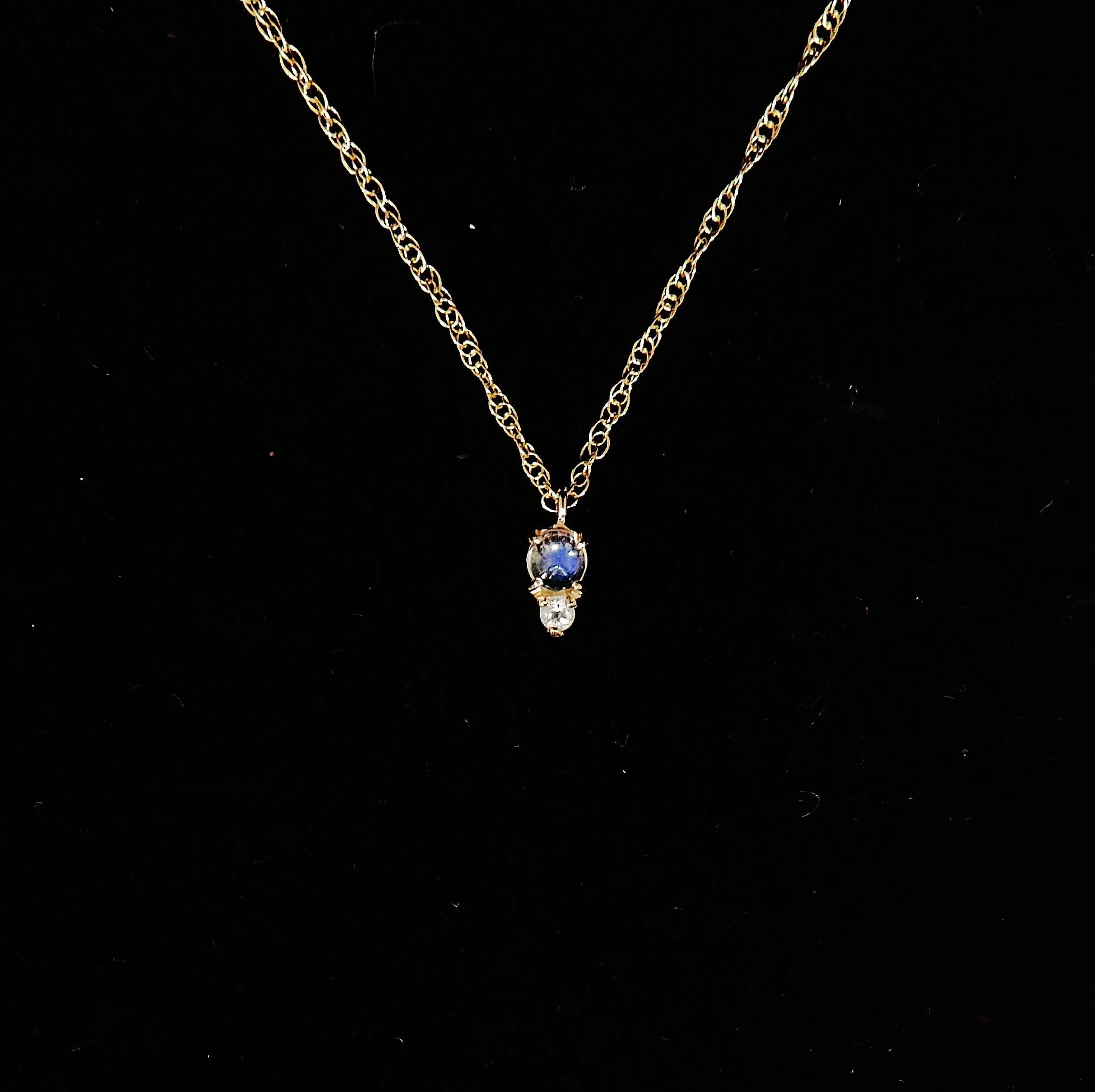 Duo Moonstone Necklace