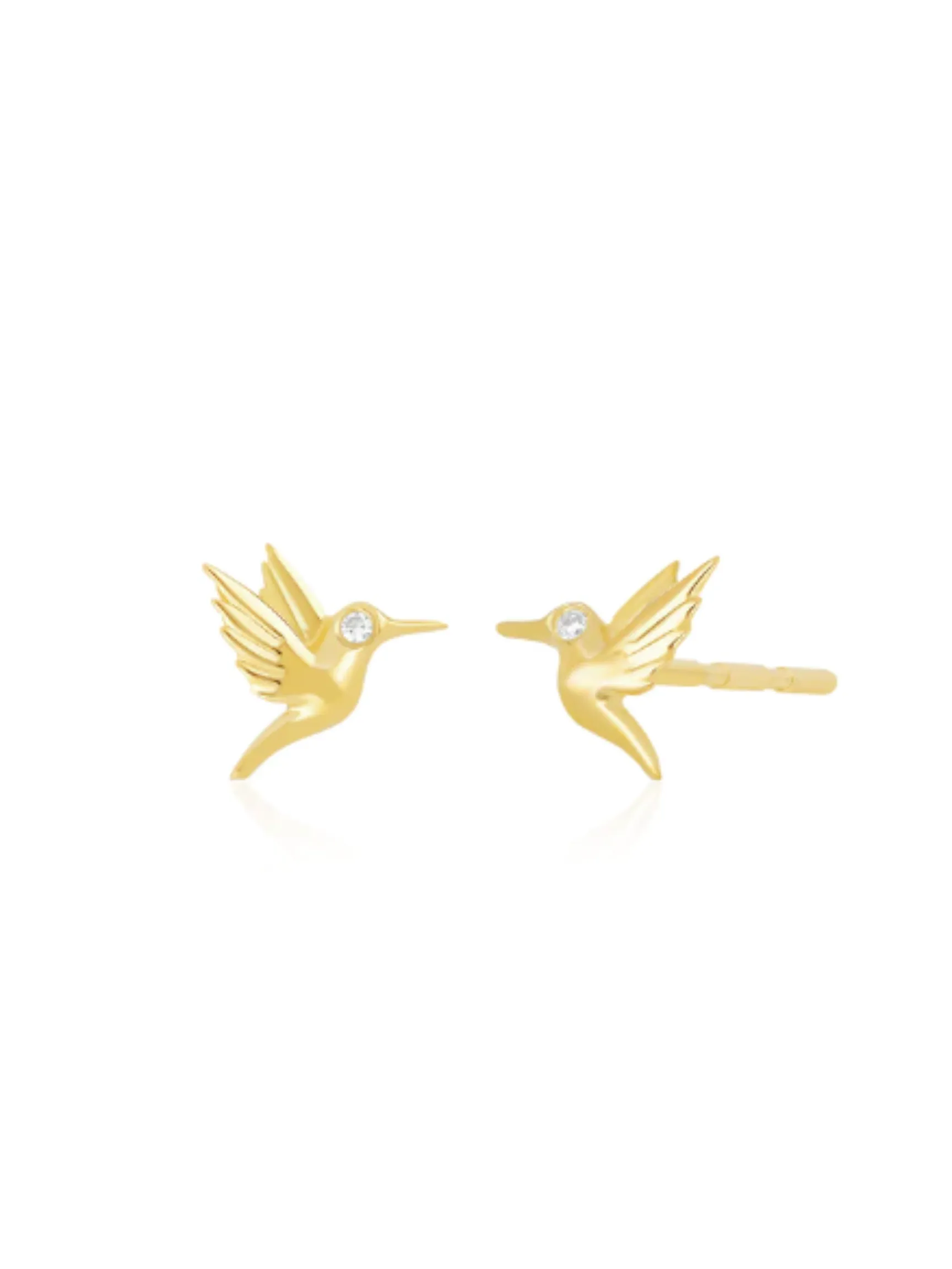 EF Collection Mini Hummingbird Stud Earring