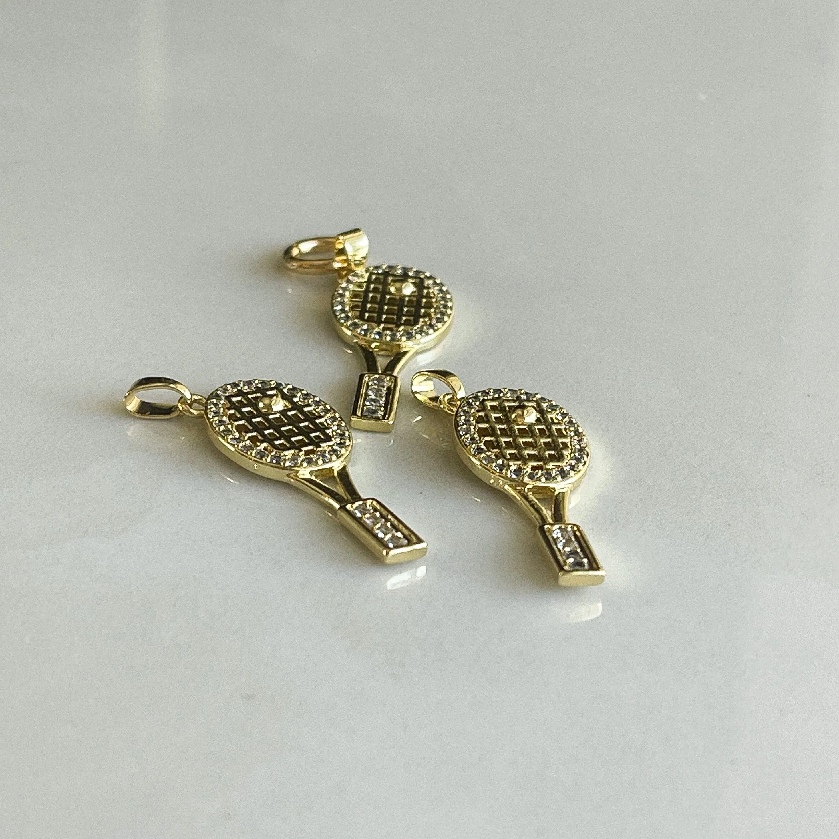 Ema Tennis Charm Necklace