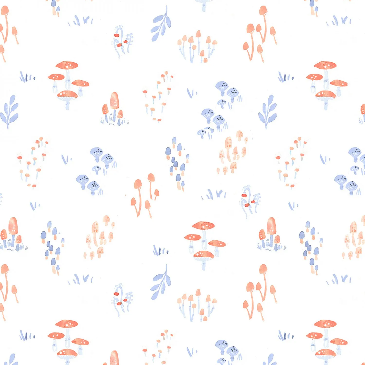 Fairy Forest, Mushrooms in White