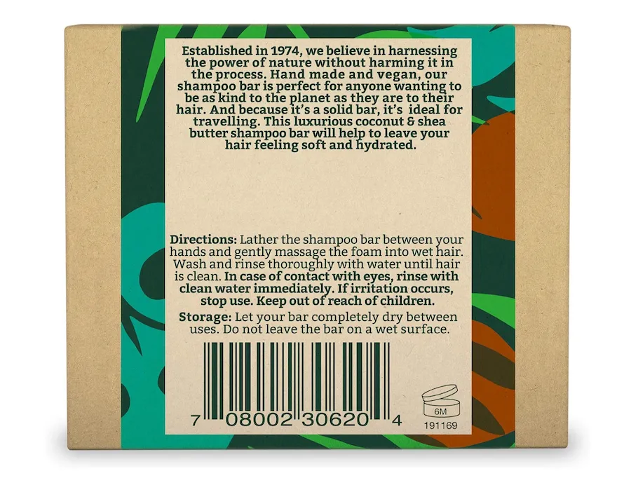 Faith In Nature Shampoo Bar Coconut & Shea Butter 85g