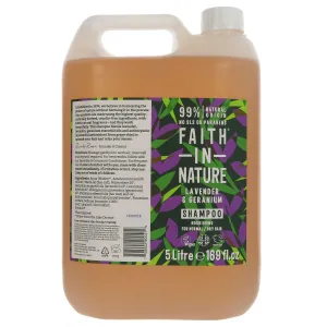 Faith In Nature | Shampoo - Lavender & Geranium | 5L