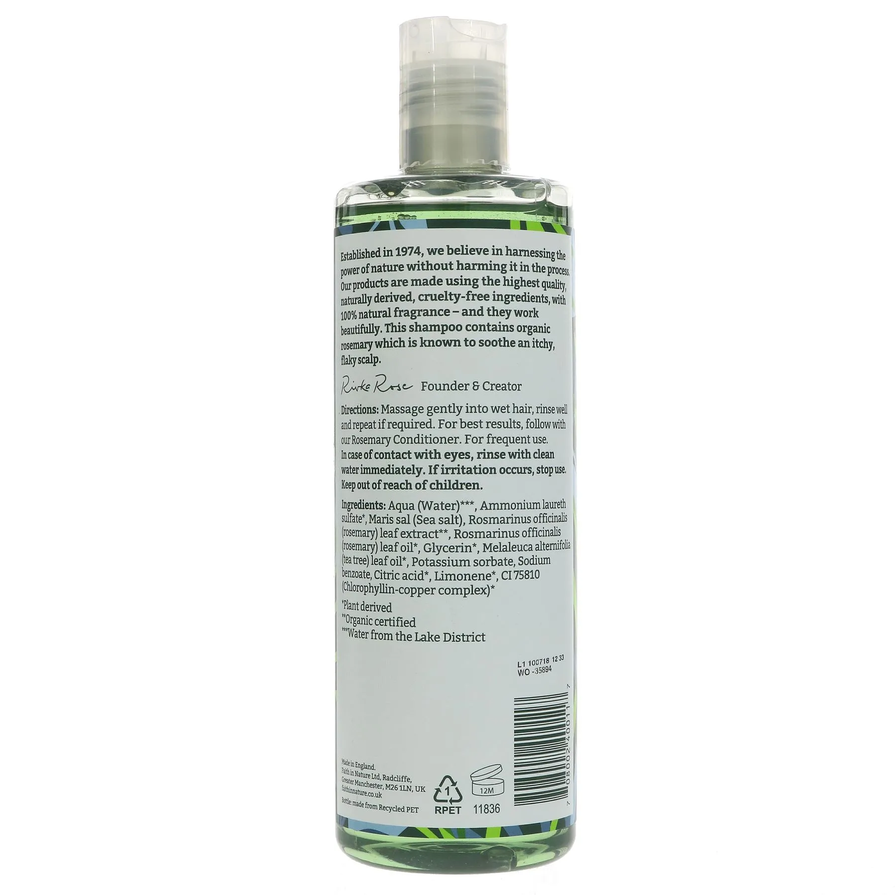 Faith In Nature | Shampoo - Rosemary | 400ML