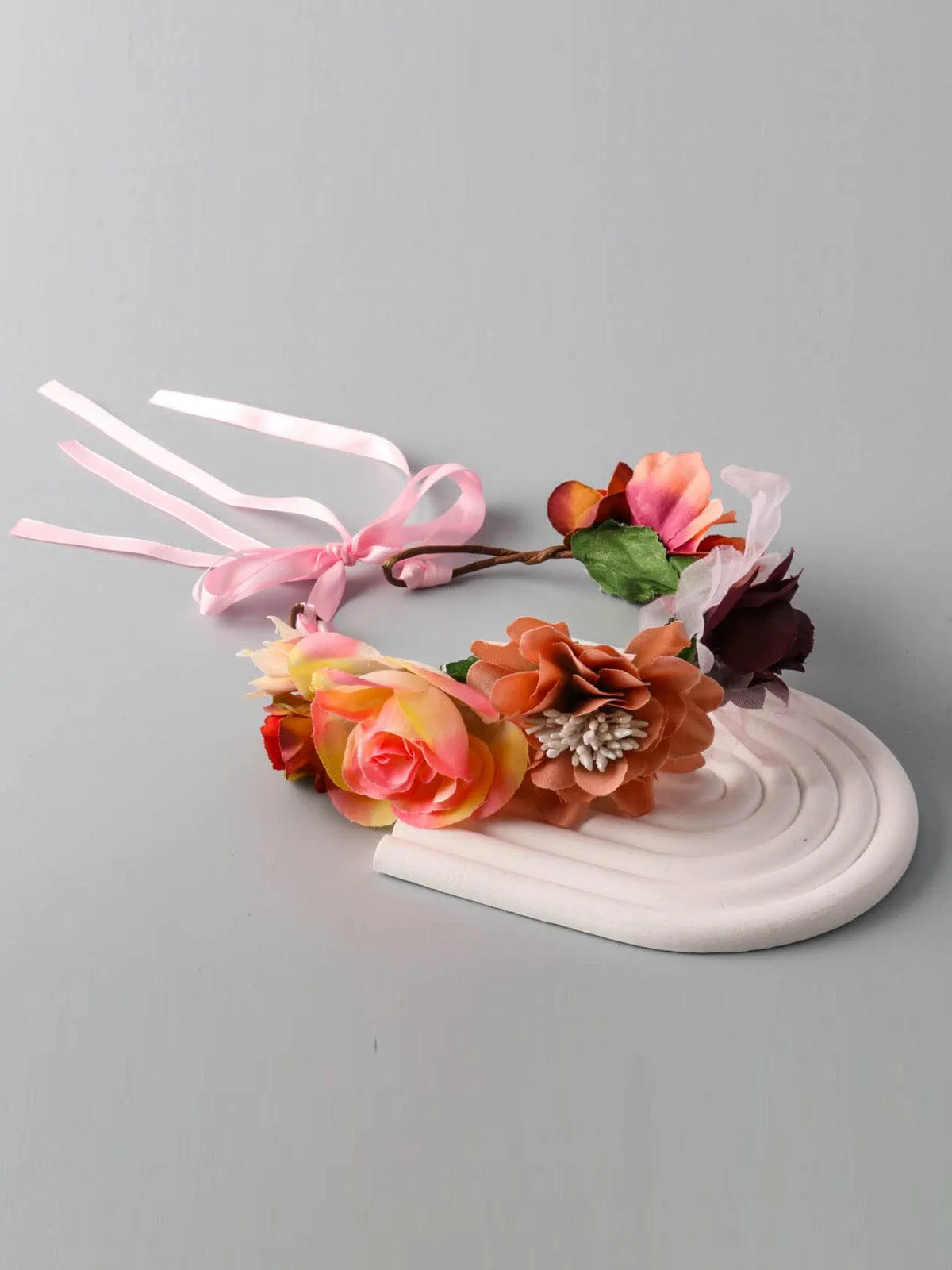 FASHION MULTI COLOR FLORAL HEADBAND