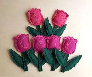 Felt Flower Catnip Cat Toy