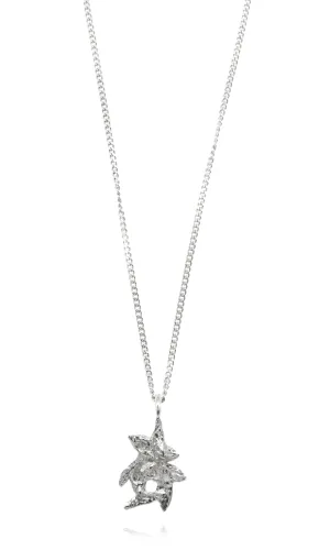 Flake Necklace Silver