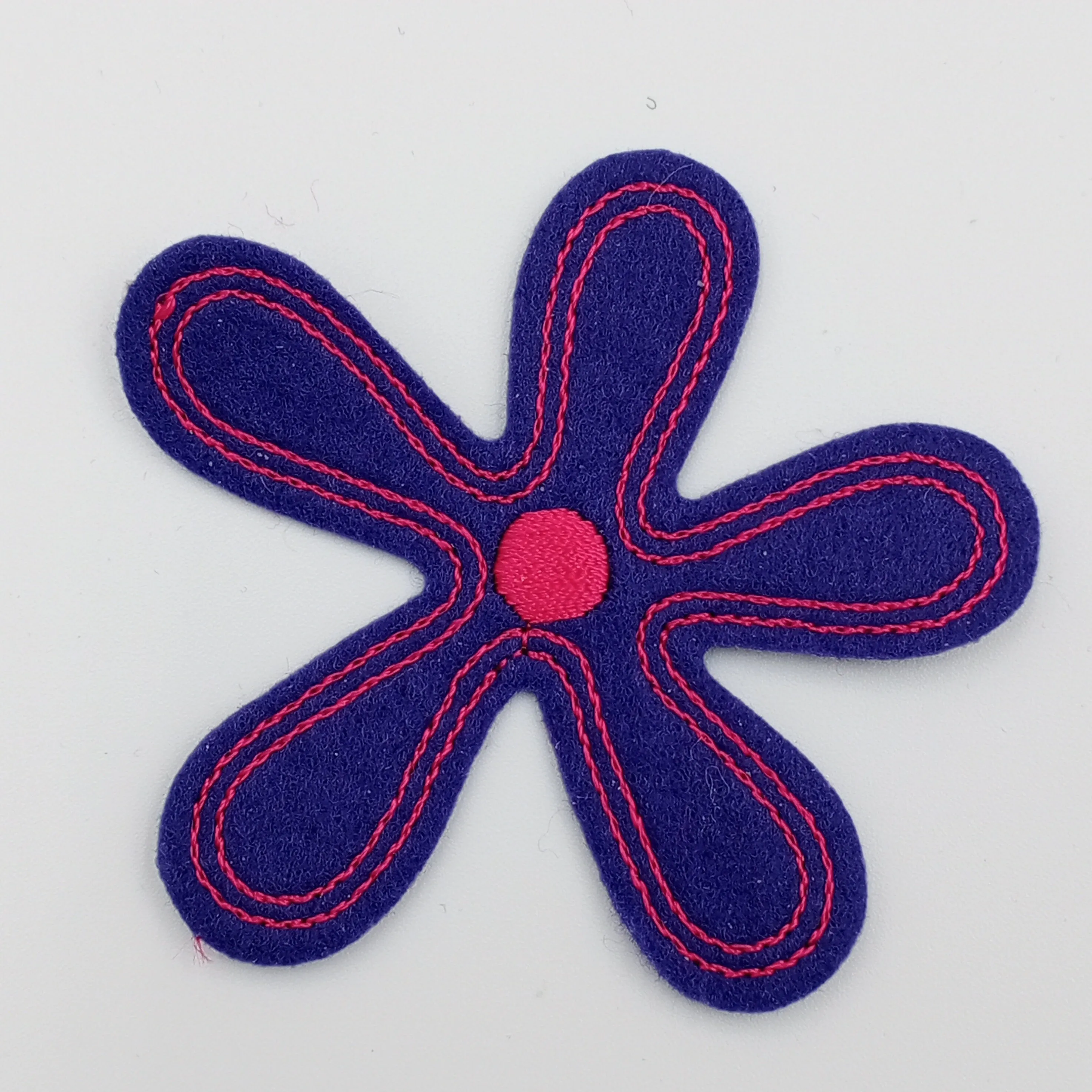 FLORAL VINTAGE  appliques Purple Pink flower Patches #259