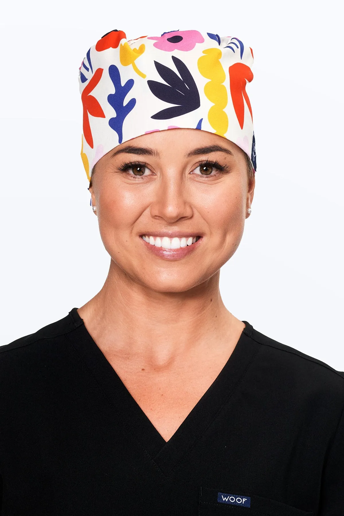 Flower Market Scrub Cap