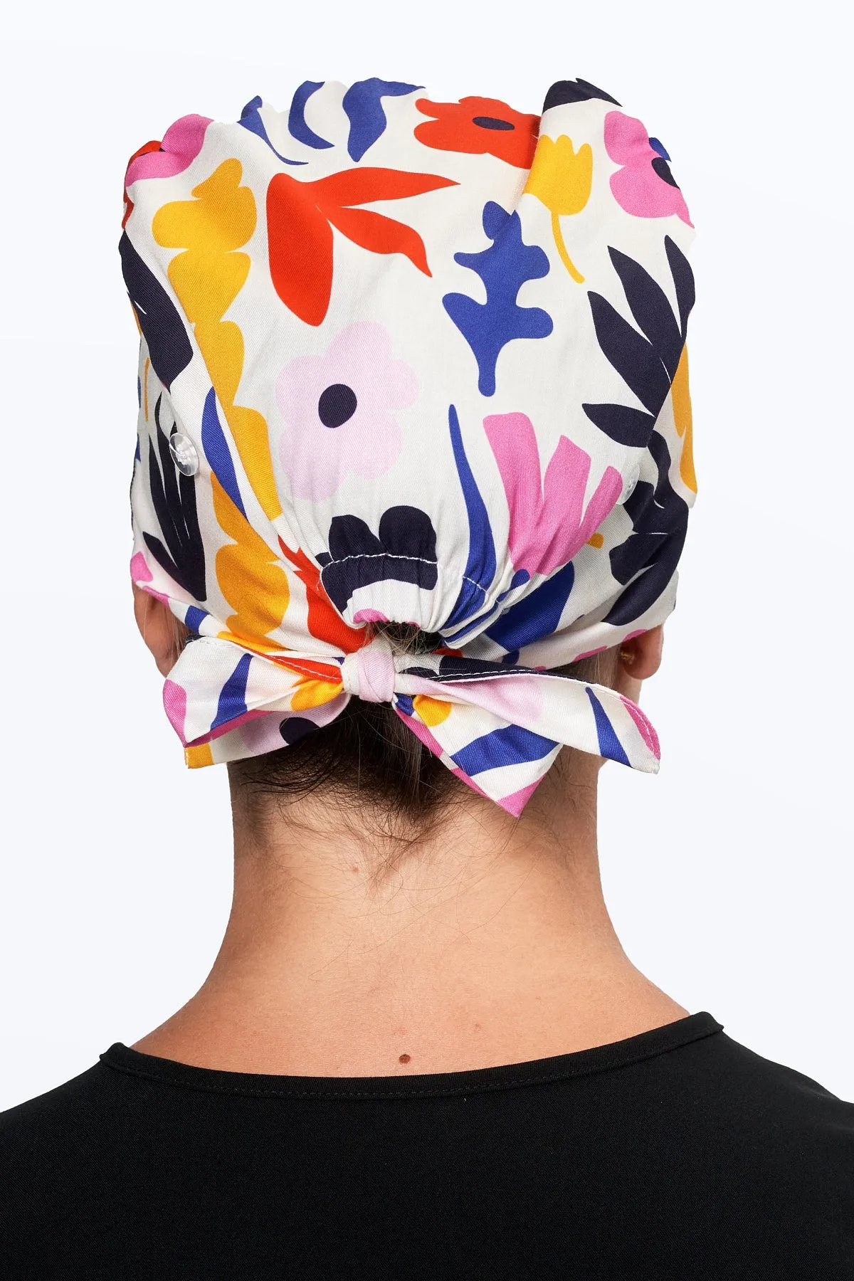 Flower Market Scrub Cap