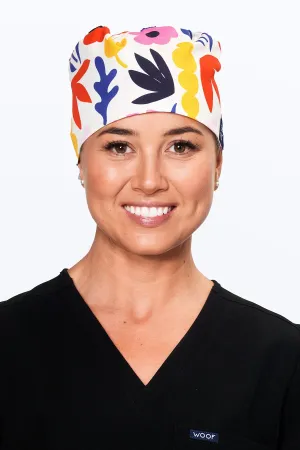 Flower Market Scrub Cap