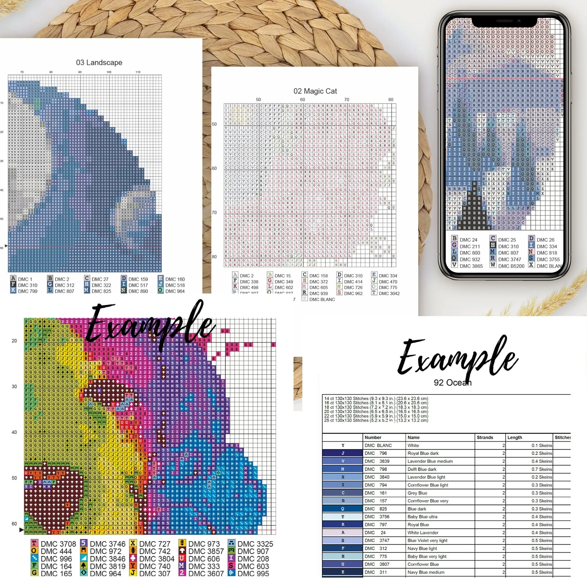 Flowers Cross Stitch Pattern #559