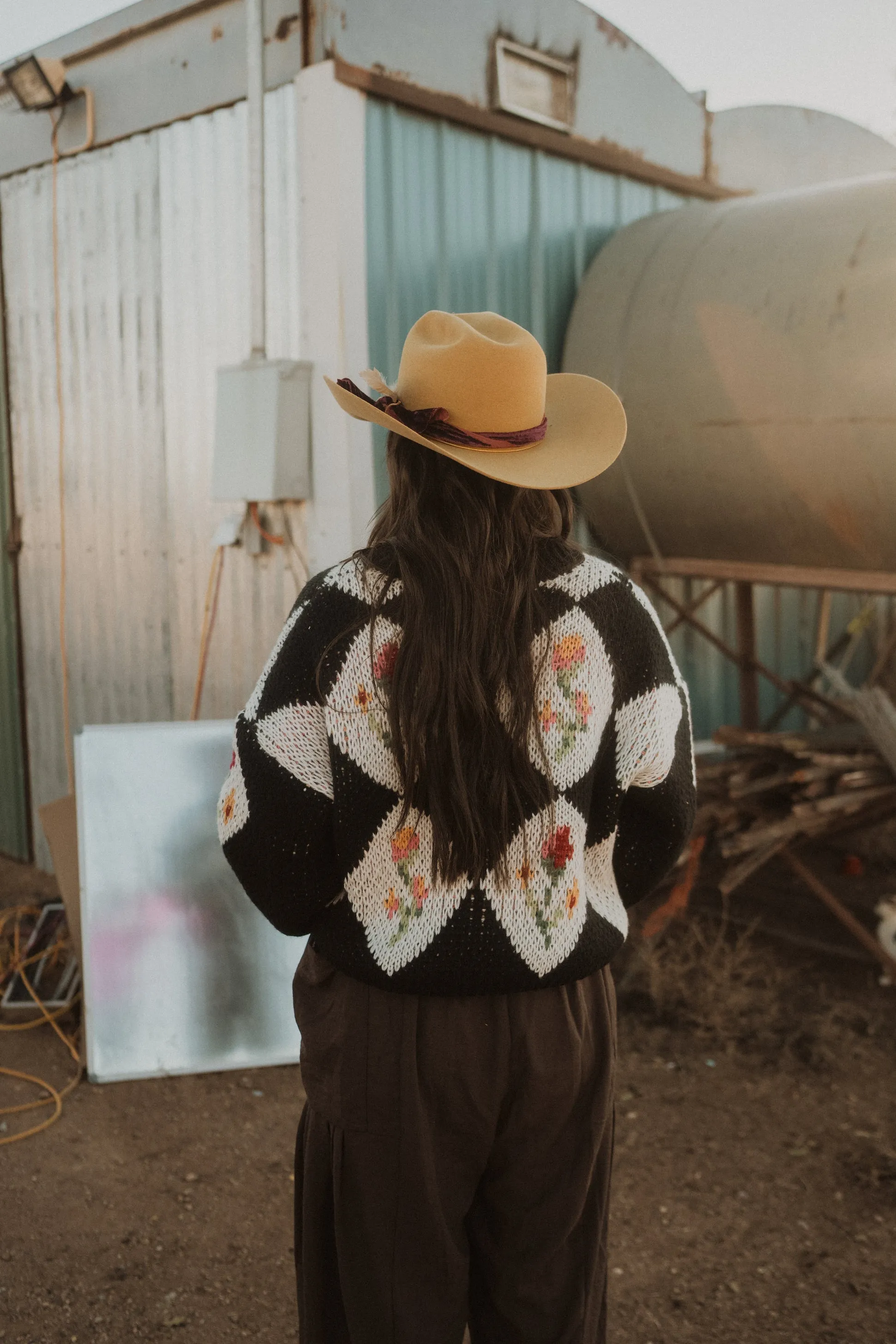 Flowers   Diamonds Sweater