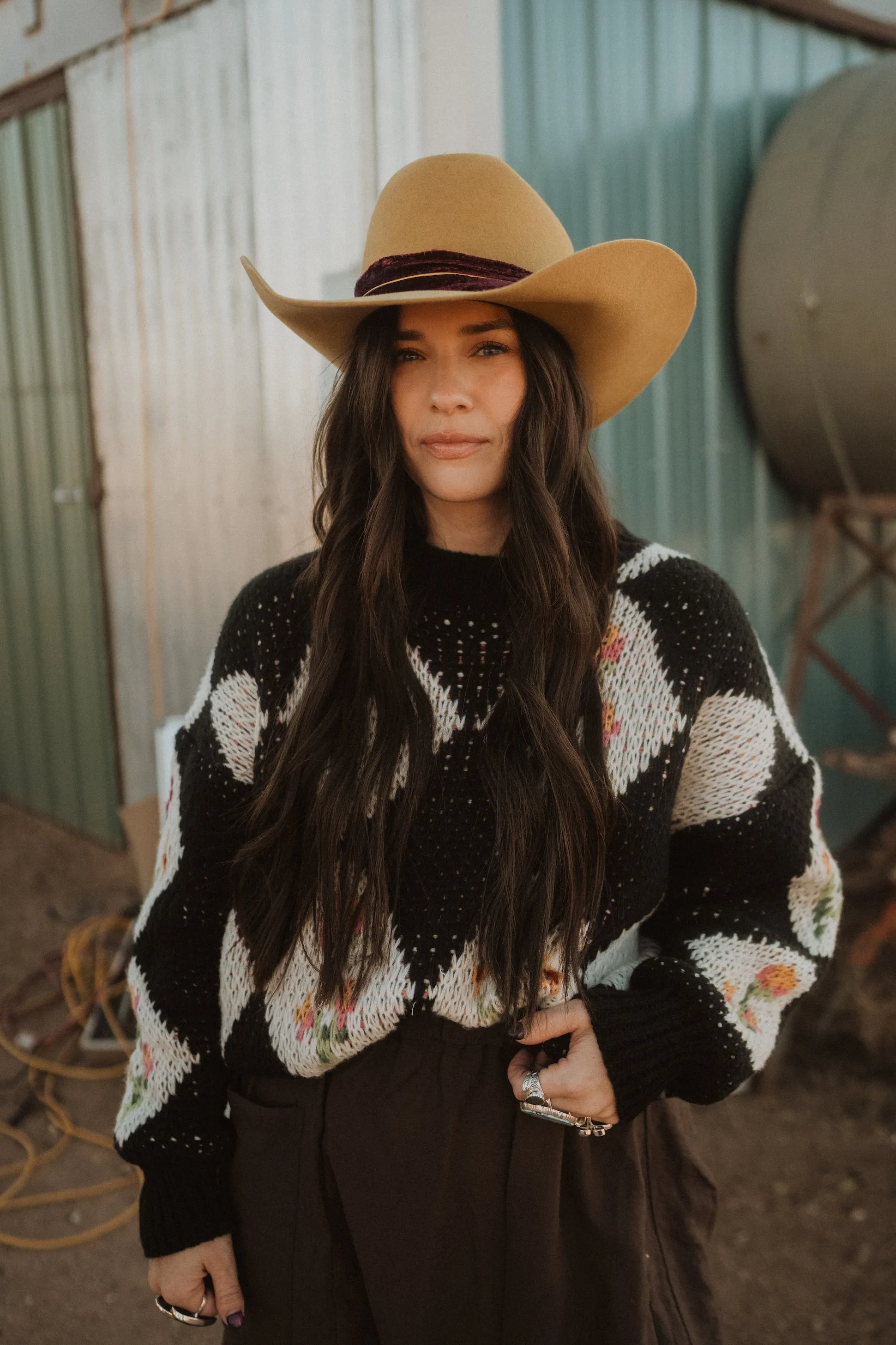 Flowers   Diamonds Sweater