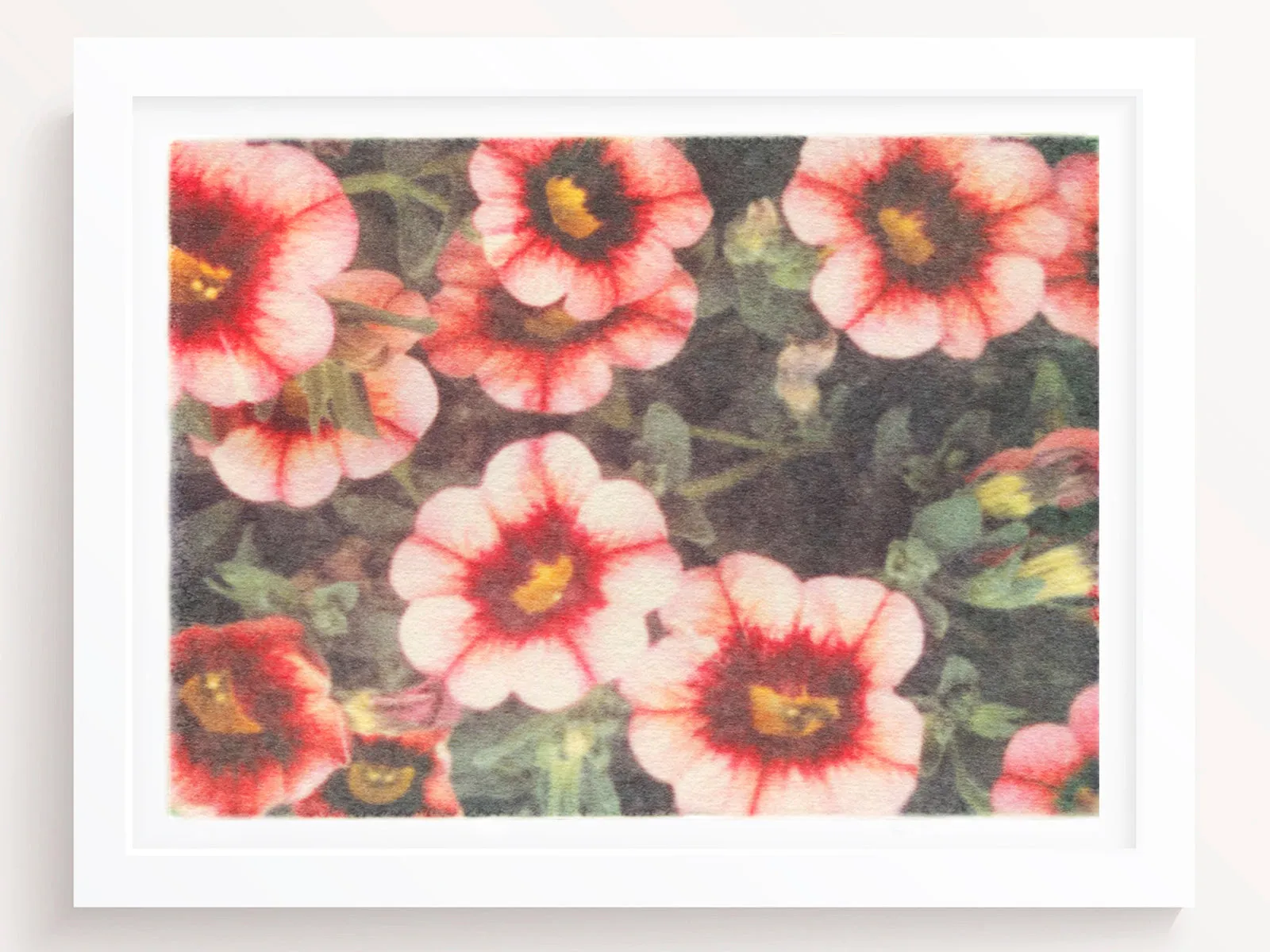 Flowers drip paint