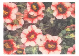 Flowers drip paint
