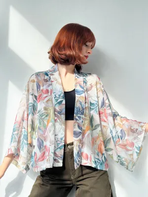 Forest Flowers Mini Kimono