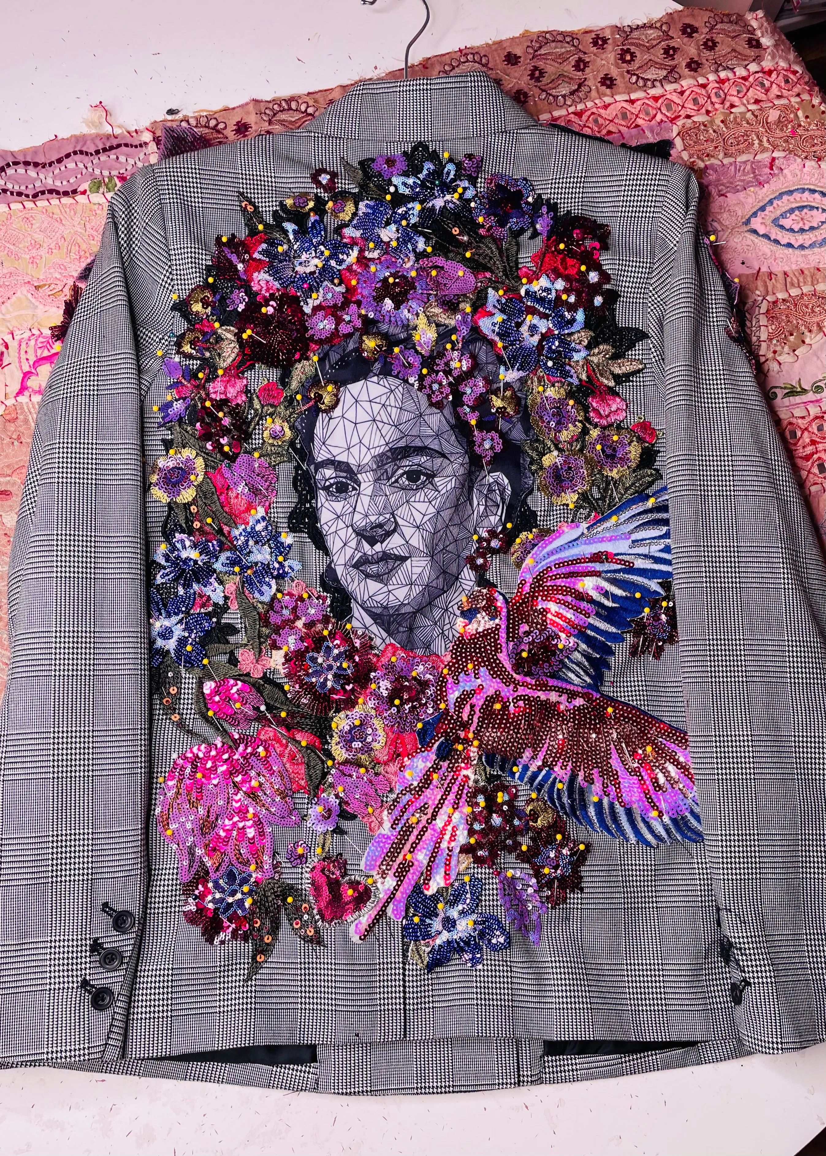Frida Birds and Flowers Blazer