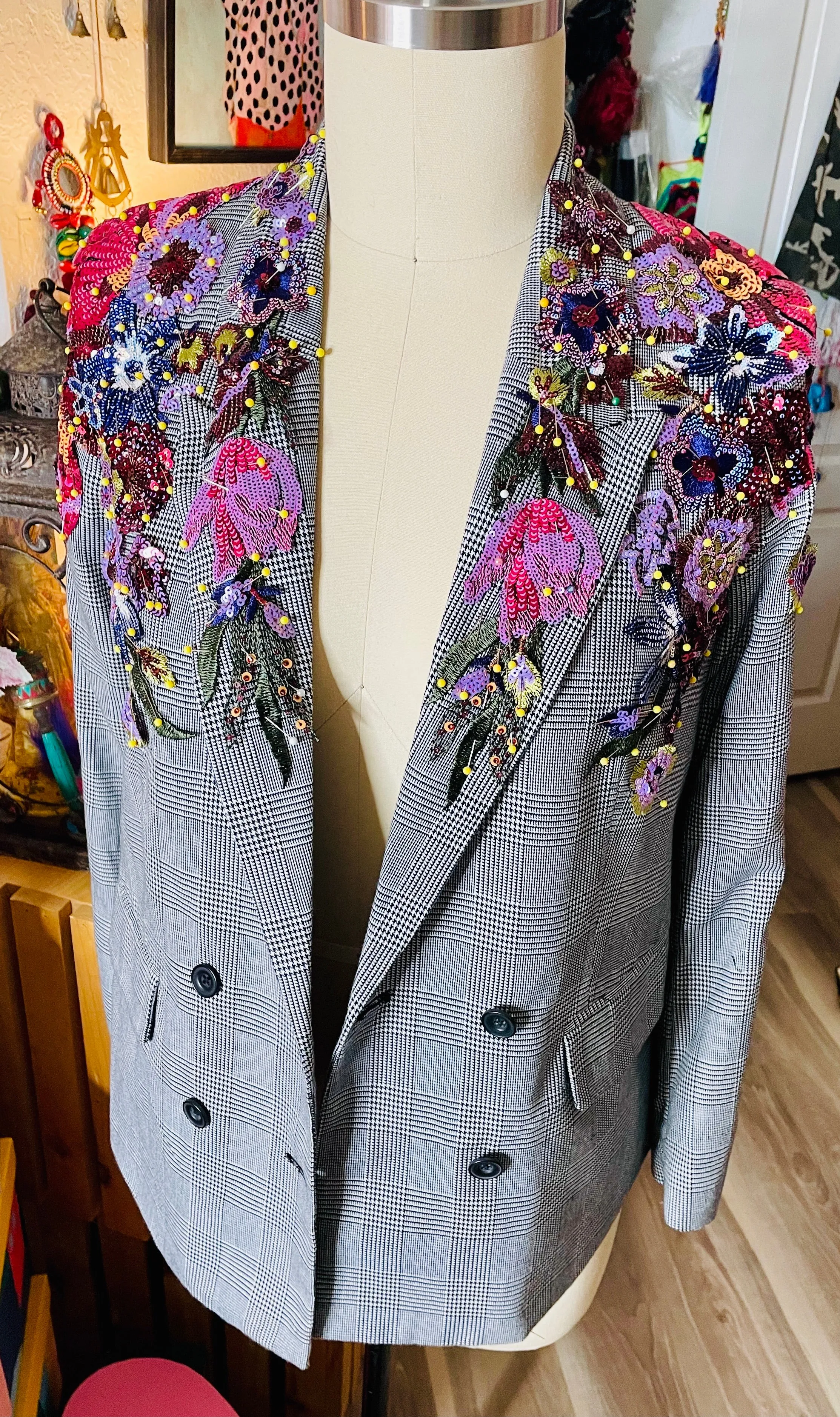 Frida Birds and Flowers Blazer