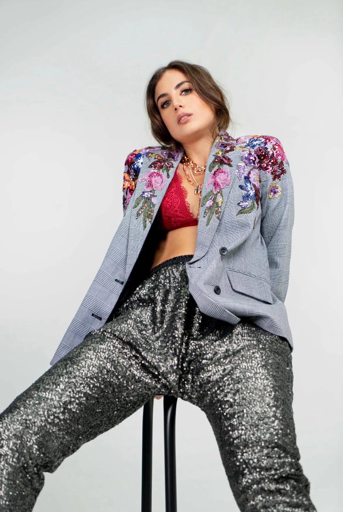 Frida Birds and Flowers Blazer