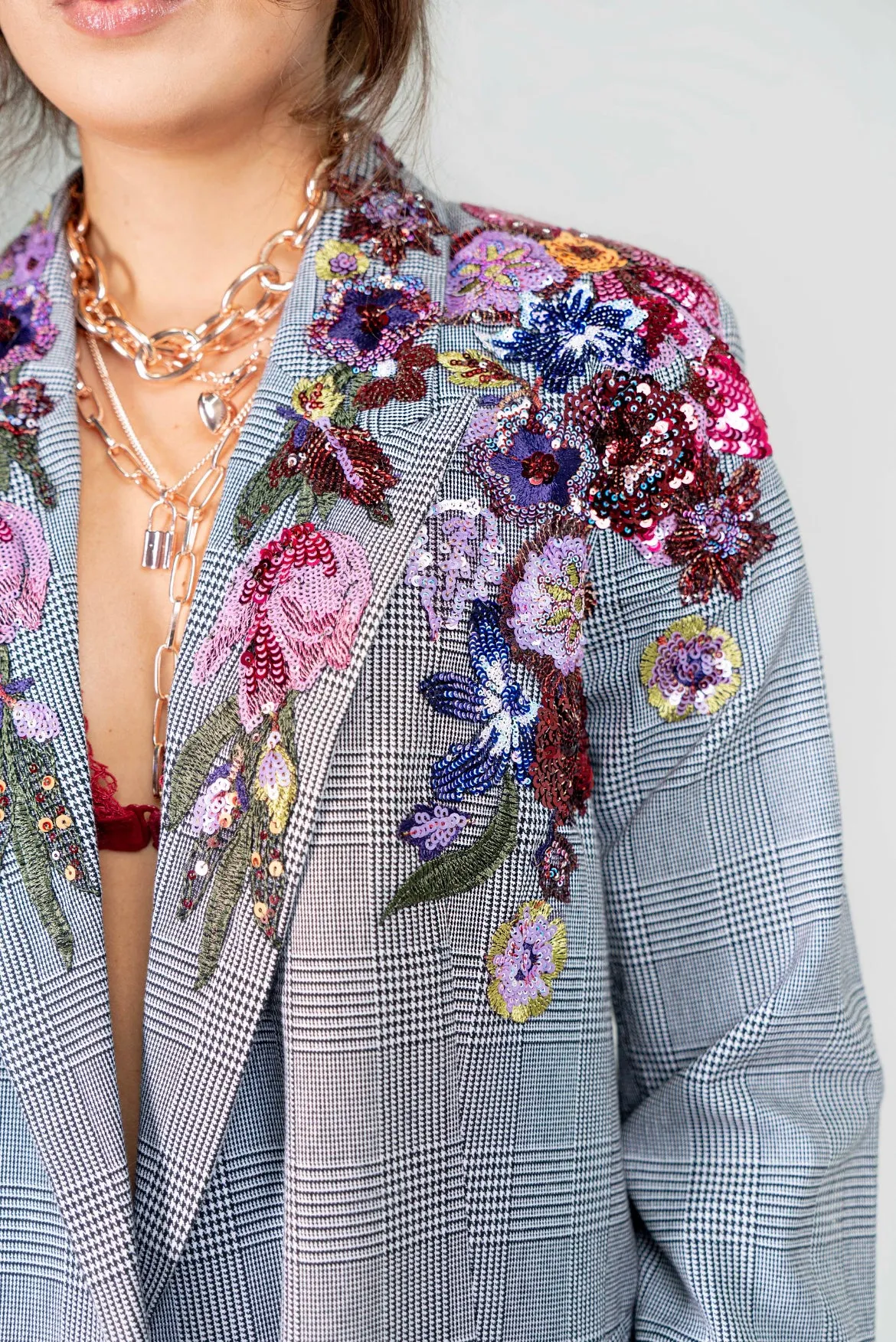 Frida Birds and Flowers Blazer