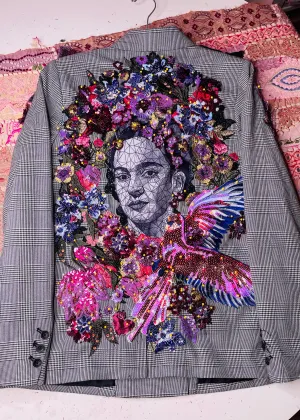 Frida Birds and Flowers Blazer