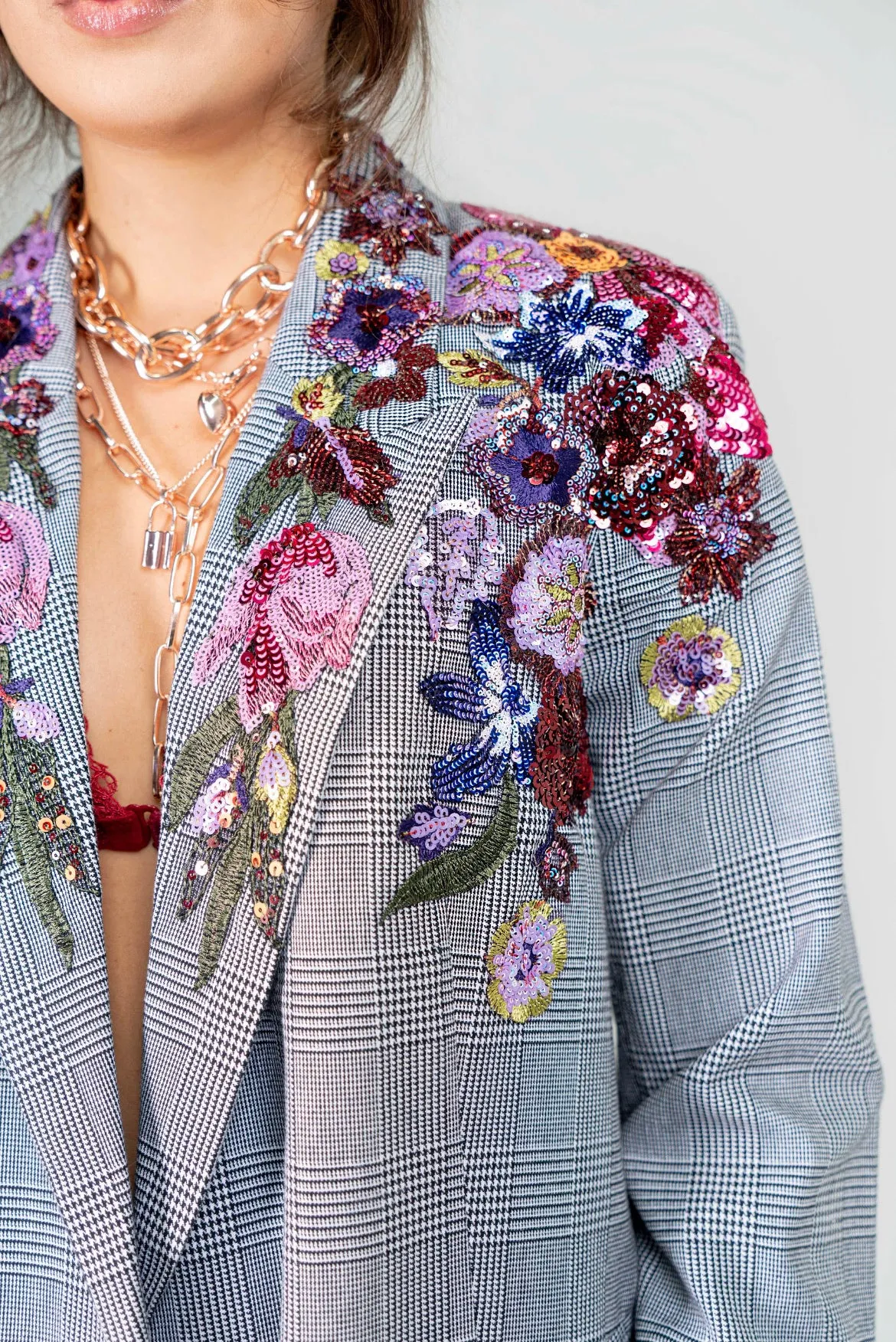 Frida Birds and Flowers Blazer