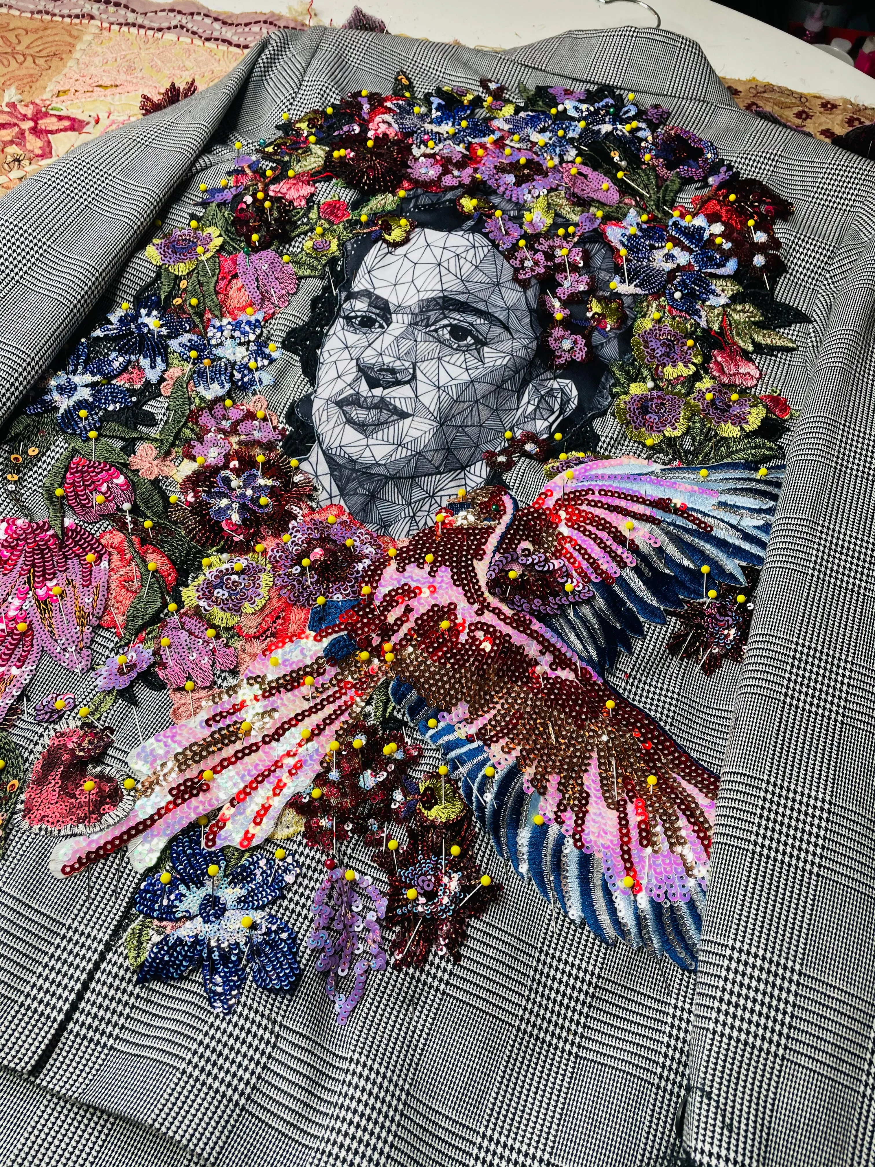 Frida Birds and Flowers Blazer