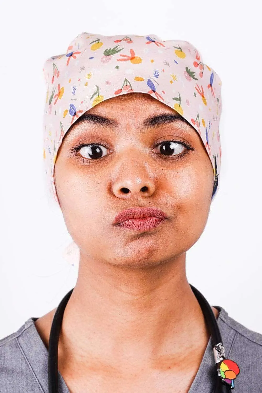 Fruit Basket Scrub Cap