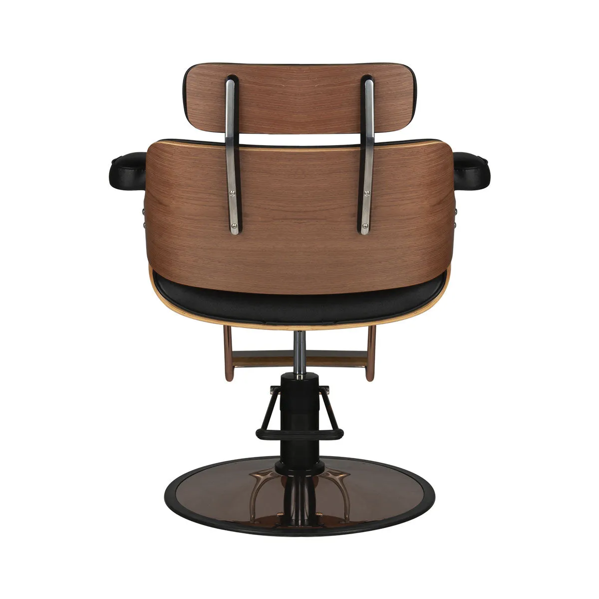 Gabbiano hairdressing chair florence black walnut